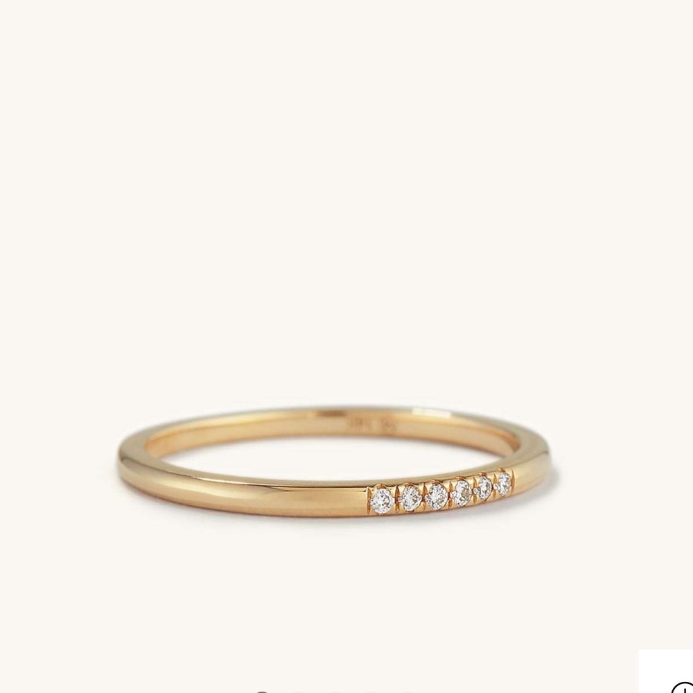 Mejuri Diamonds Line Ring